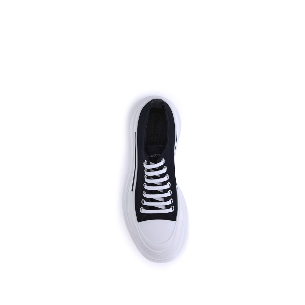 Alexander McQueen Black Rubber Athletic Sneakers