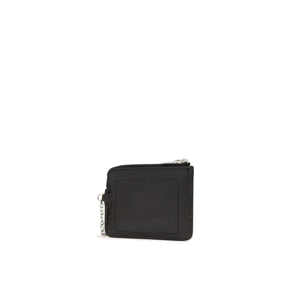 Alexander McQueen Pochette Uomo in Pelle di Vitello Nera