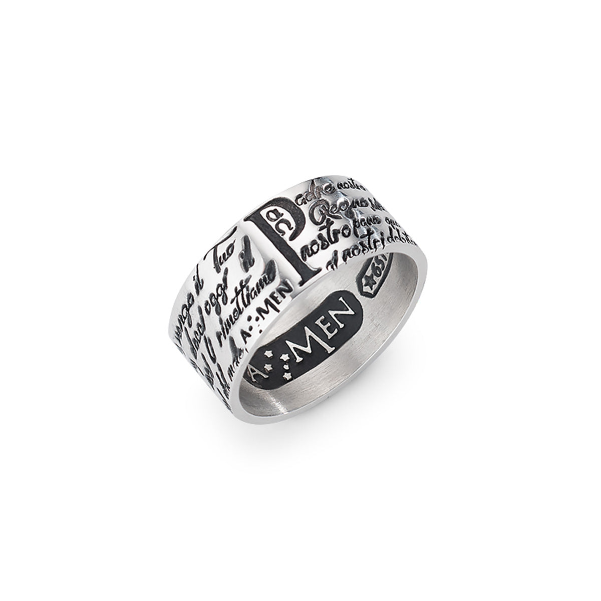 Amen Unisex Prayer Ring ANPNB-12
