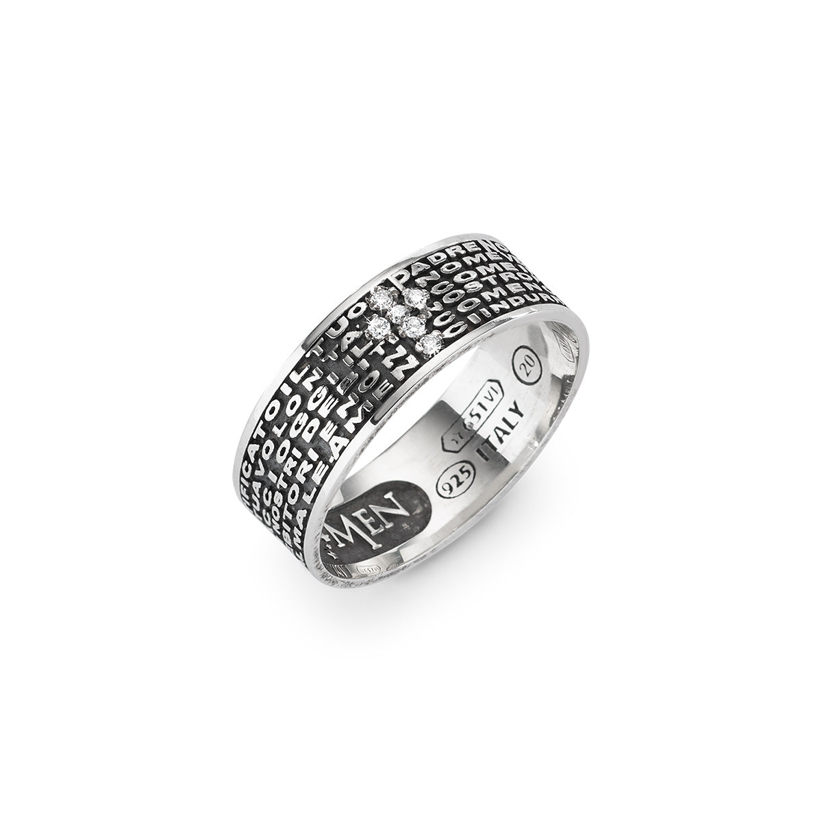 Amen Unisex Prayer Ring ANPNBZB-12