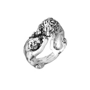 Anello Bangle Battuto Giovanni Raspini Argento 925 Misura 16