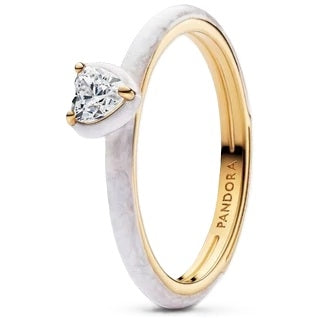 Anello Cuore Solitario Pandora Rose Misura 48 163088C01-48