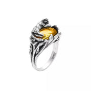 Anello Fascia Stretta Martelatta Giovanni Raspini Argento 925 Misura 14