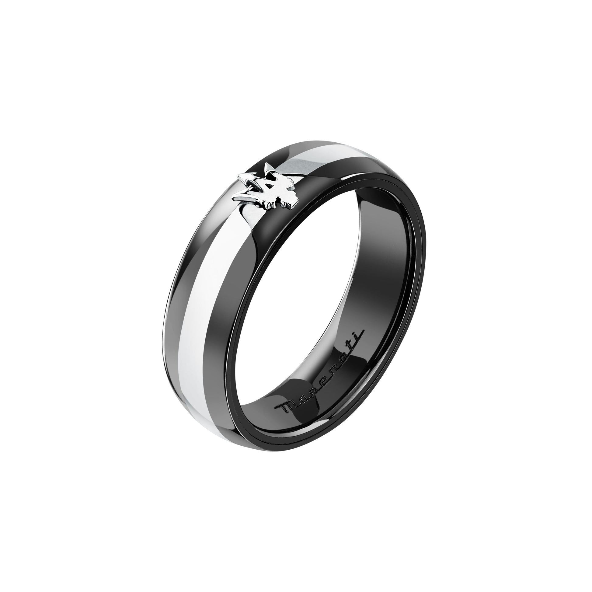 Maserati Jewels Ceramic Men's Ring Jm225Atz61019