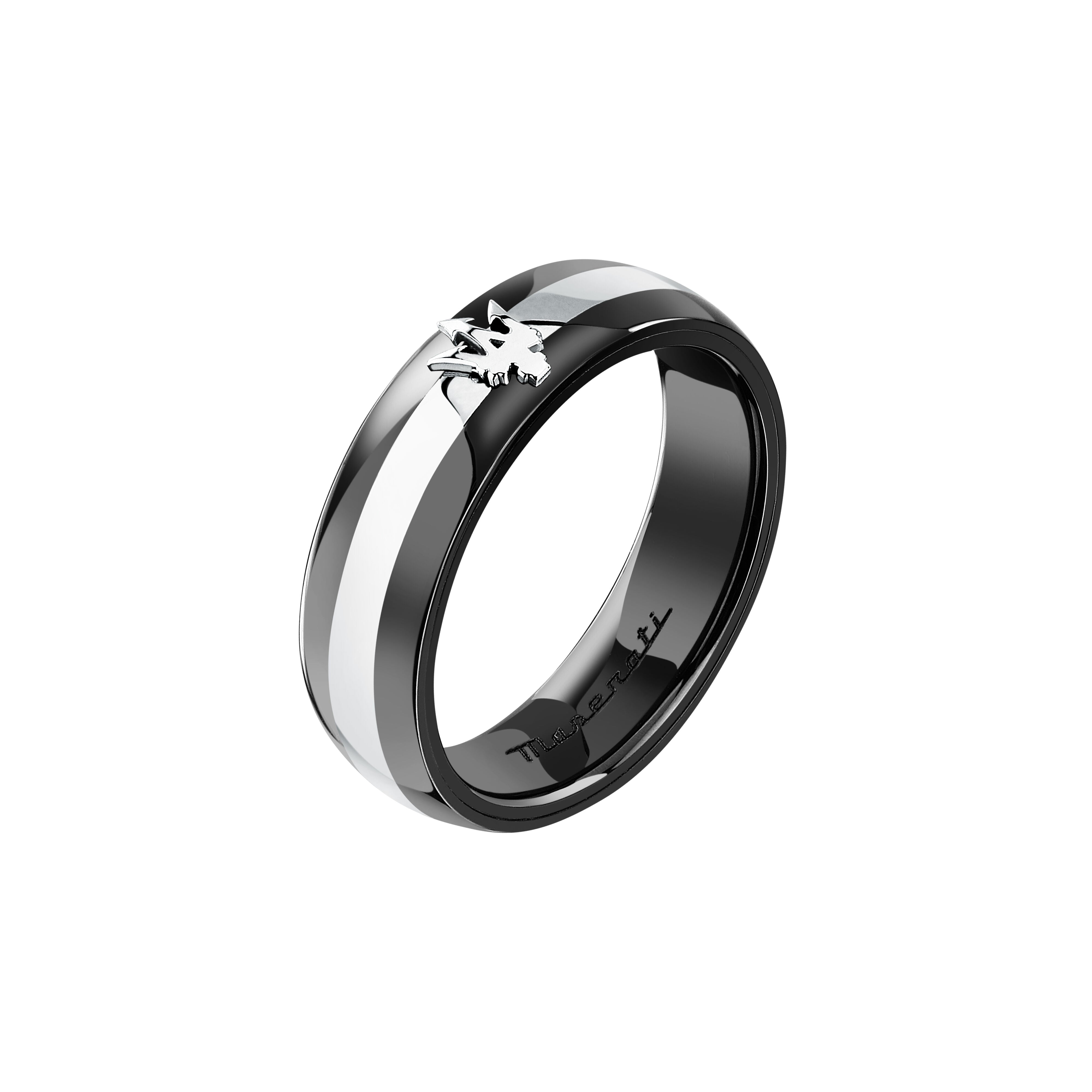 Maserati Jewels Ceramic Men's Ring Jm225Atz61019