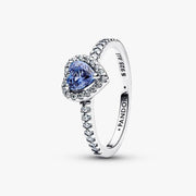 Anello Pandora Cuore in Rilievo Blu 198421C05