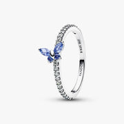 Anello Pandora Farfalla Scintillante Blu 194269C01
