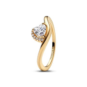 Anello Solitario Pavé Pandora Rose Misura 56 163660C01-56