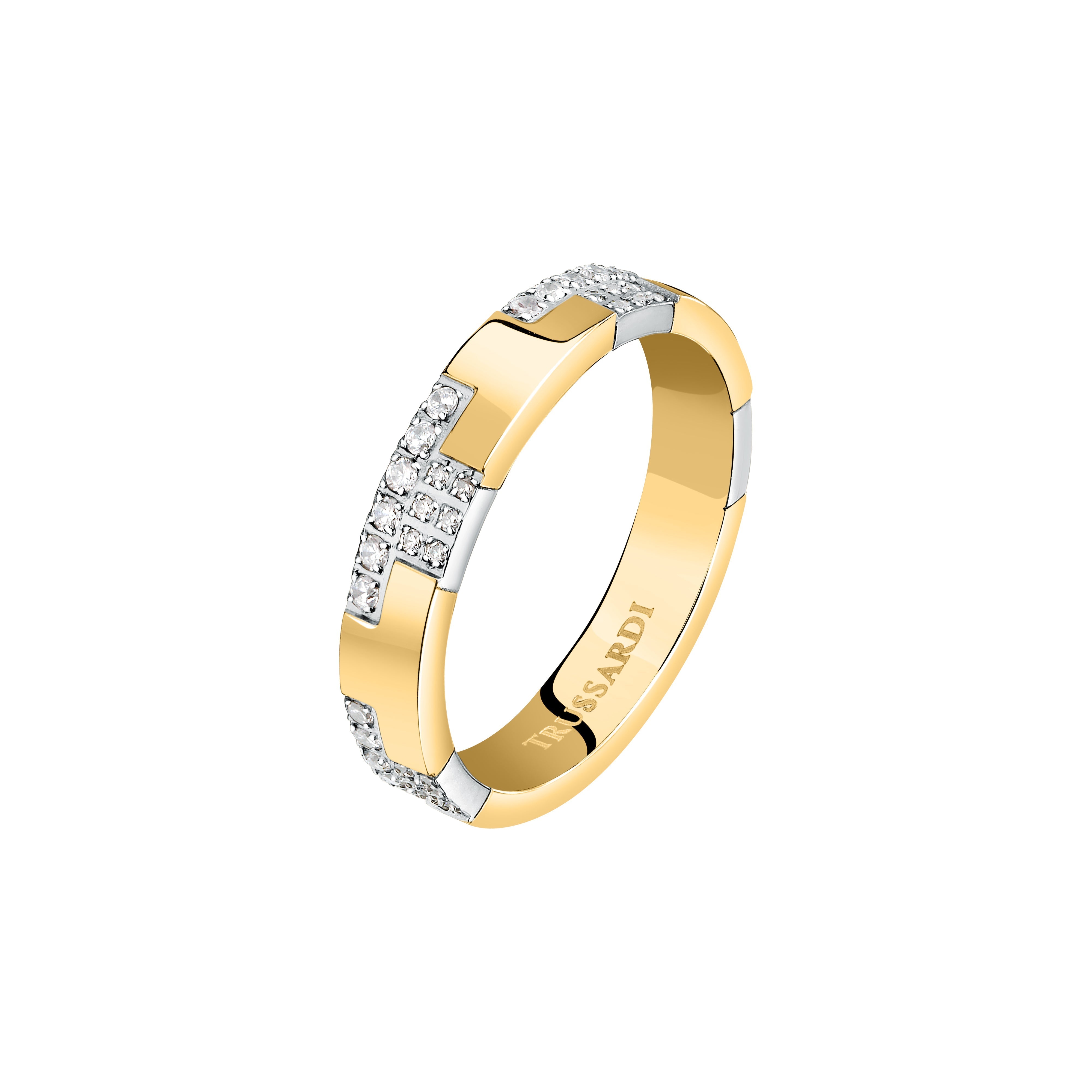 Trussardi Women's Ring T-Logo Tjaxc39012