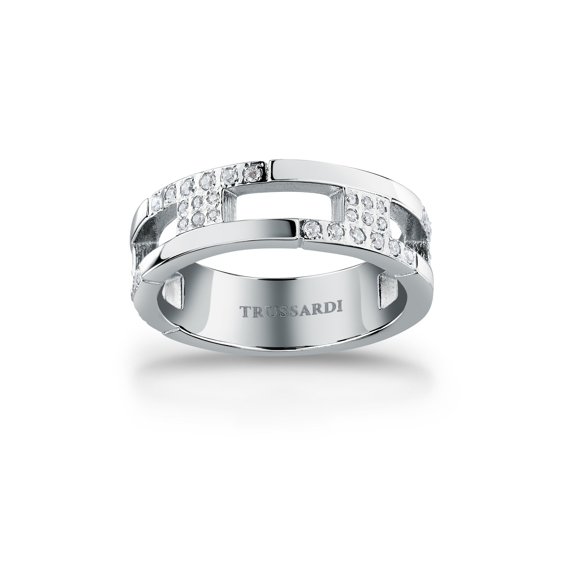 Trussardi Women's Ring T-Logo Tjaxc40012