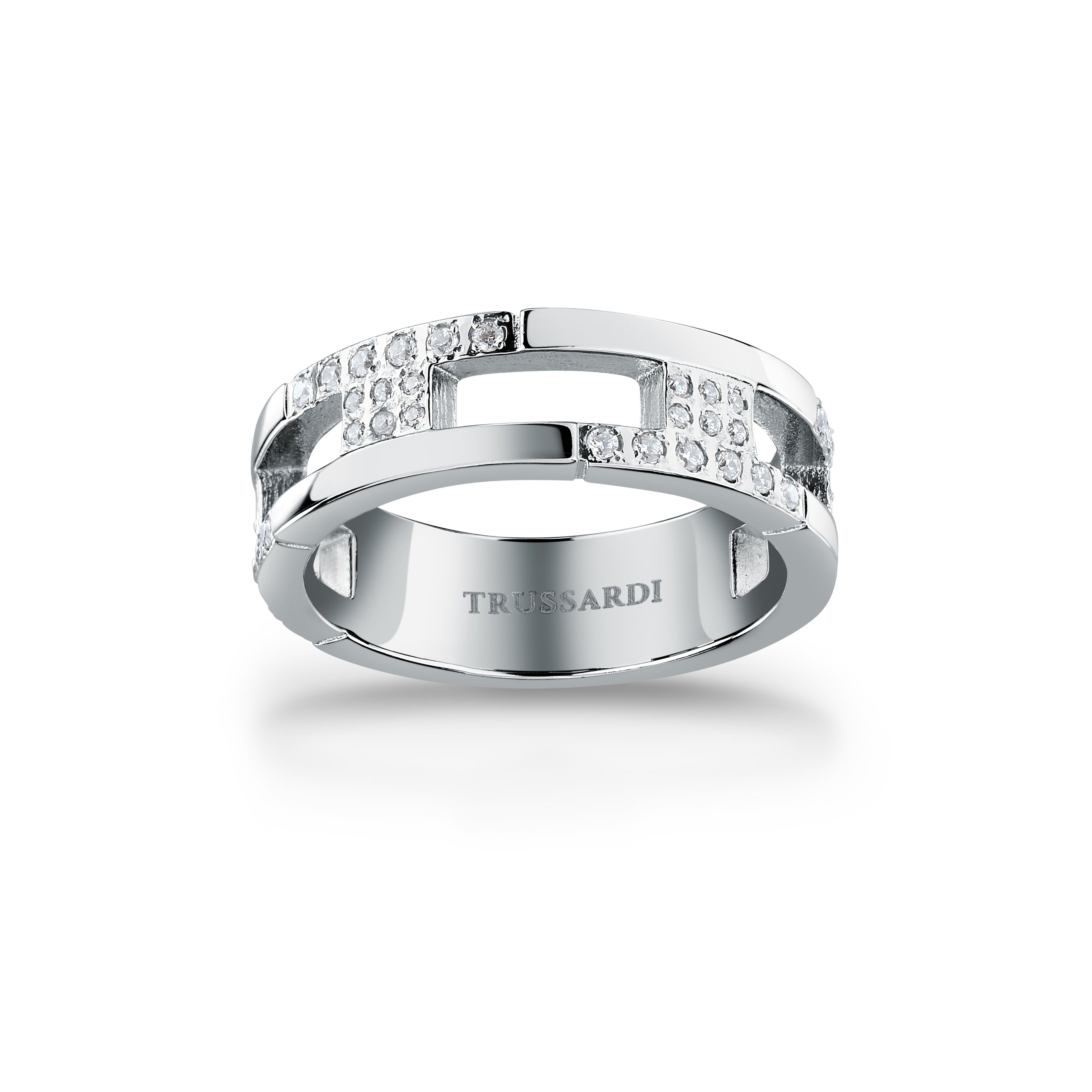 Trussardi Women's Ring T-Logo Tjaxc40012
