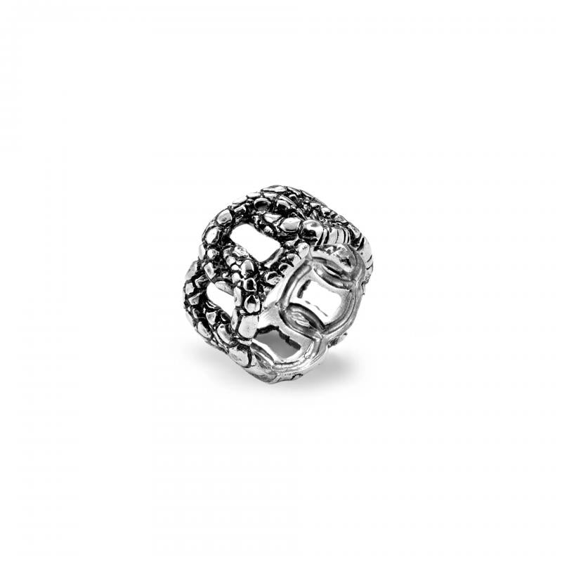 Anello Tubogas Serpente Giovanni Raspini Argento 925 Misura 18