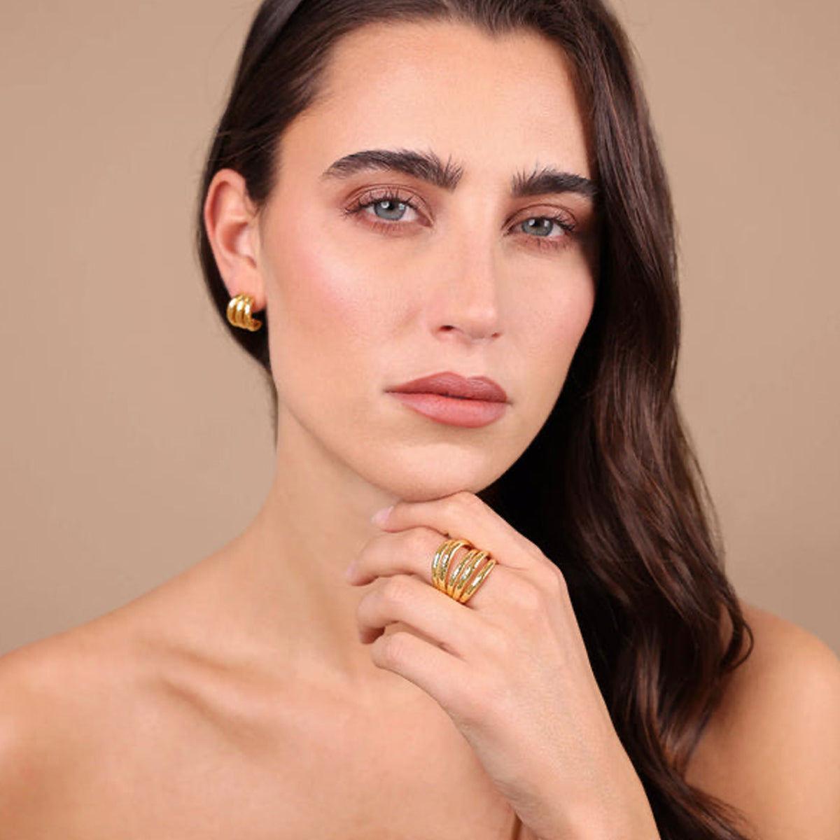 Anello da donna Etrusca WSET00870-YG-18