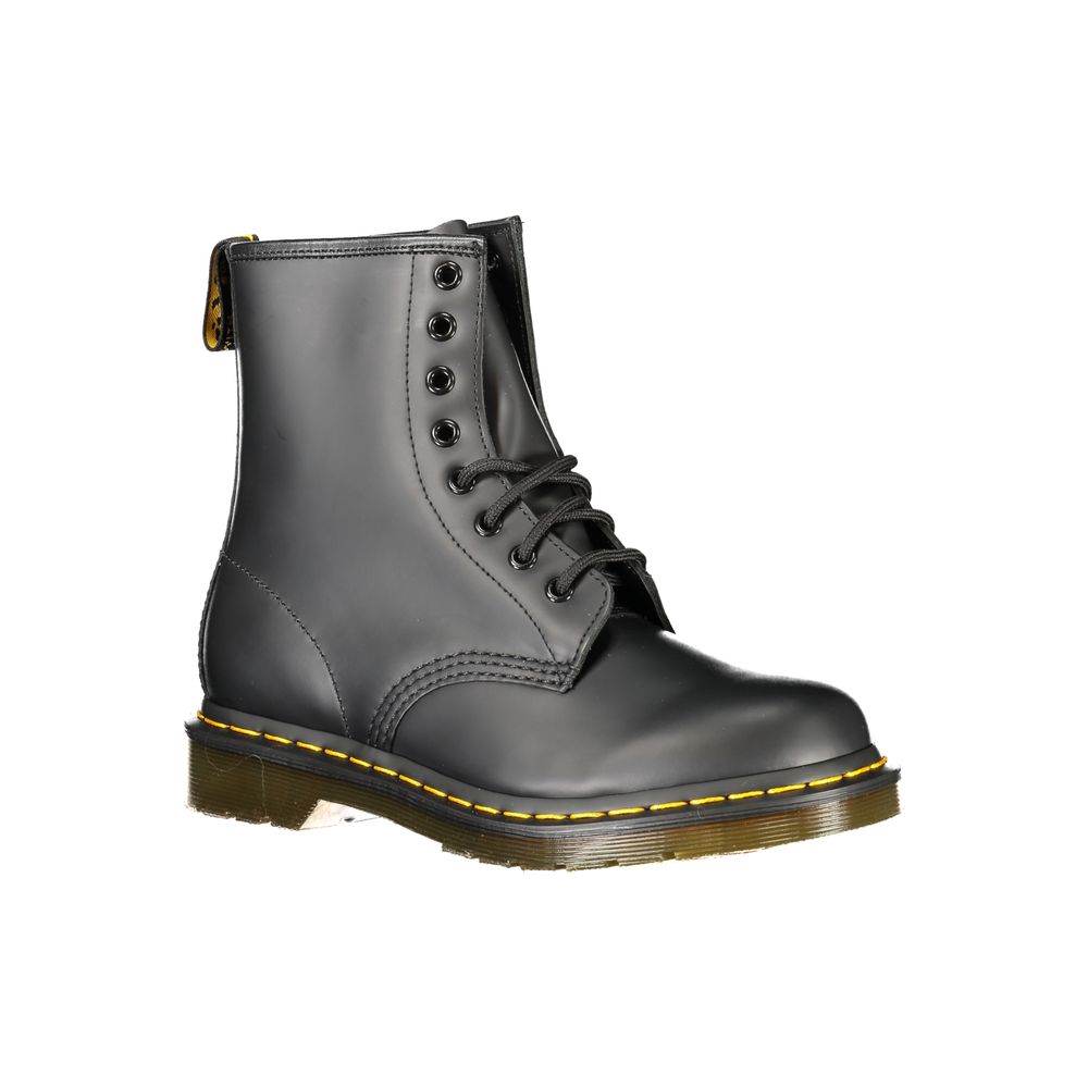 Anfibi Dr. Martens 1460 Pascal Virginia in Pelle Nera, Lacci