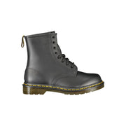 Anfibi Dr. Martens 1460 Pascal Virginia in Pelle Nera, Lacci