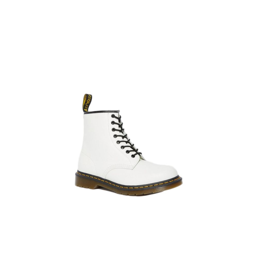 Anfibi Dr. Martens 1460 SMOOTH in Pelle Bianca, Iconici