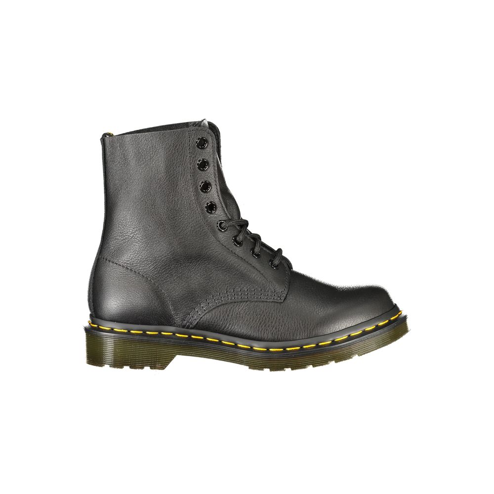 Anfibi Dr. Martens in Pelle Nera, Chiusura Stringata