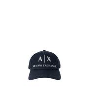 Armani Exchange Cappellino da Baseball Uomo in Cotone Blu Scuro
