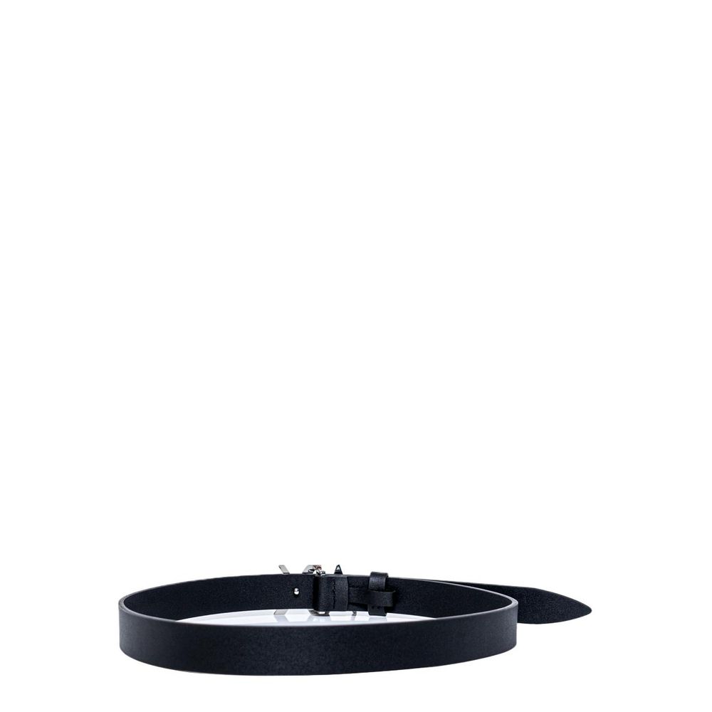 Armani Exchange Cintura Donna in Pelle Nera con Fibbia Logo A|X
