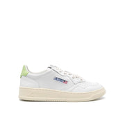 Autry Medalist Low da Donna in Pelle Bianca, Made in Italy