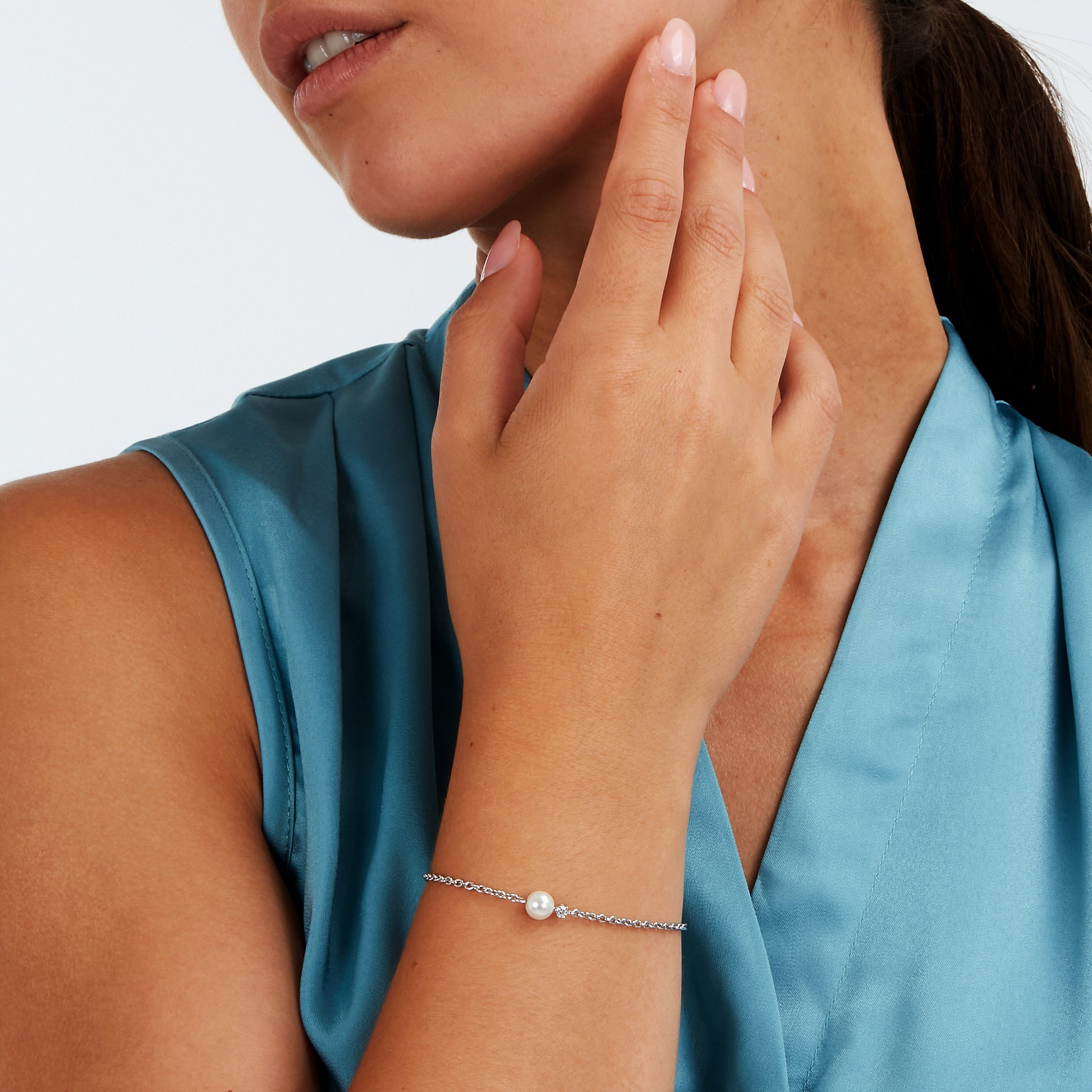 MORELLATO WOMEN'S BRACELET WITH CONTEMPORARY PEARLS SAWM07