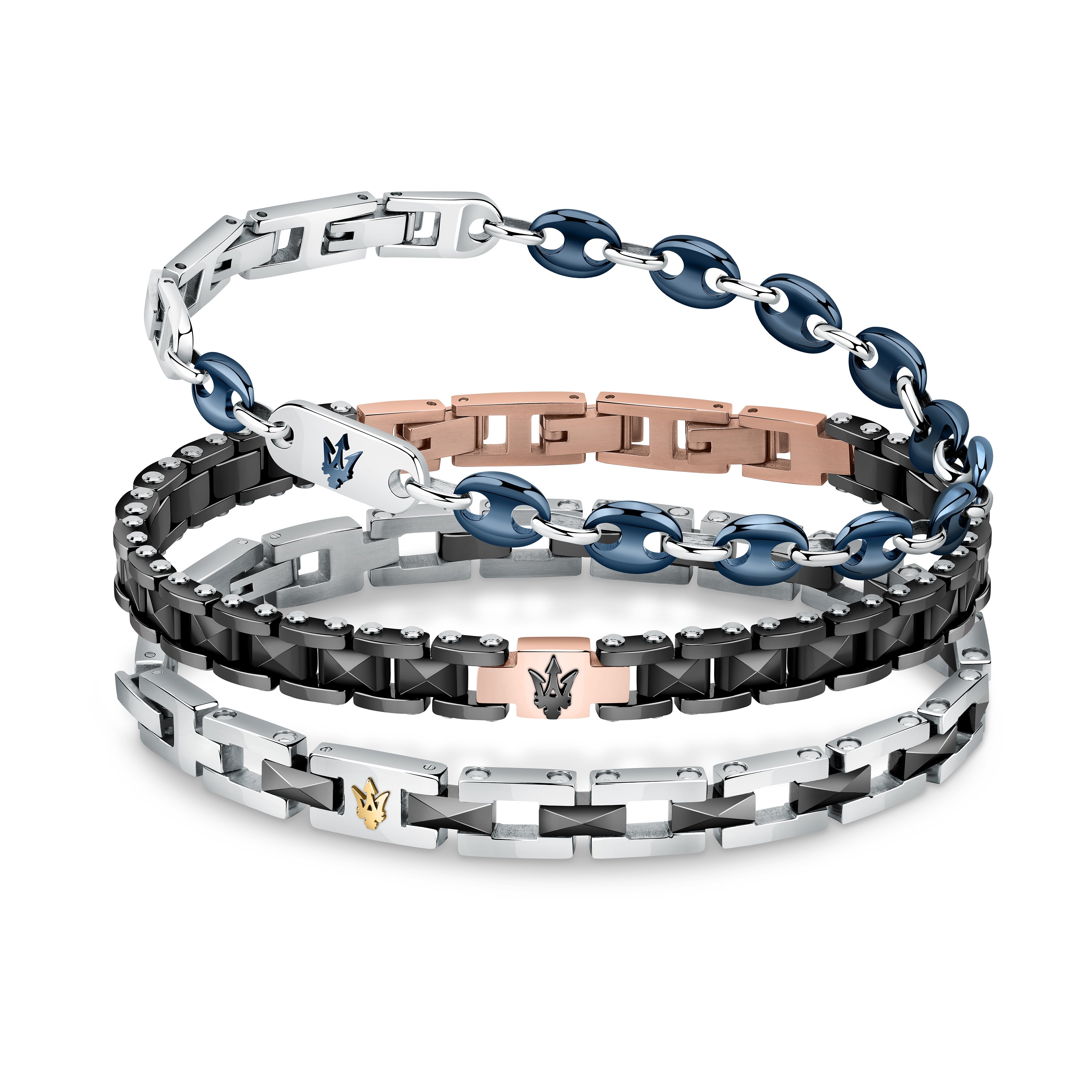 Maserati Ceramic Men's Bracelet Jm422Atz16