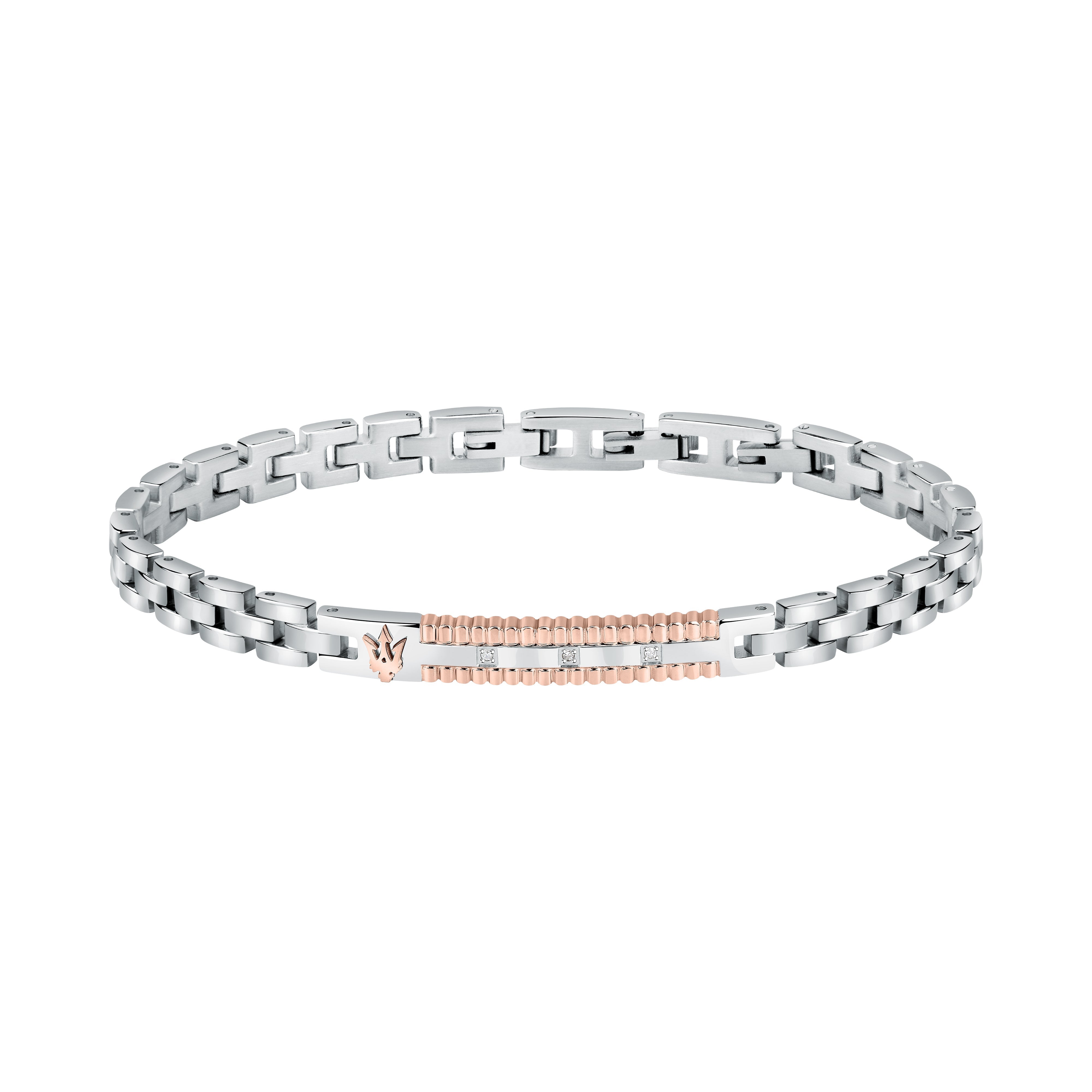 Maserati Diamonds Men's Bracelet Jm423Aty18