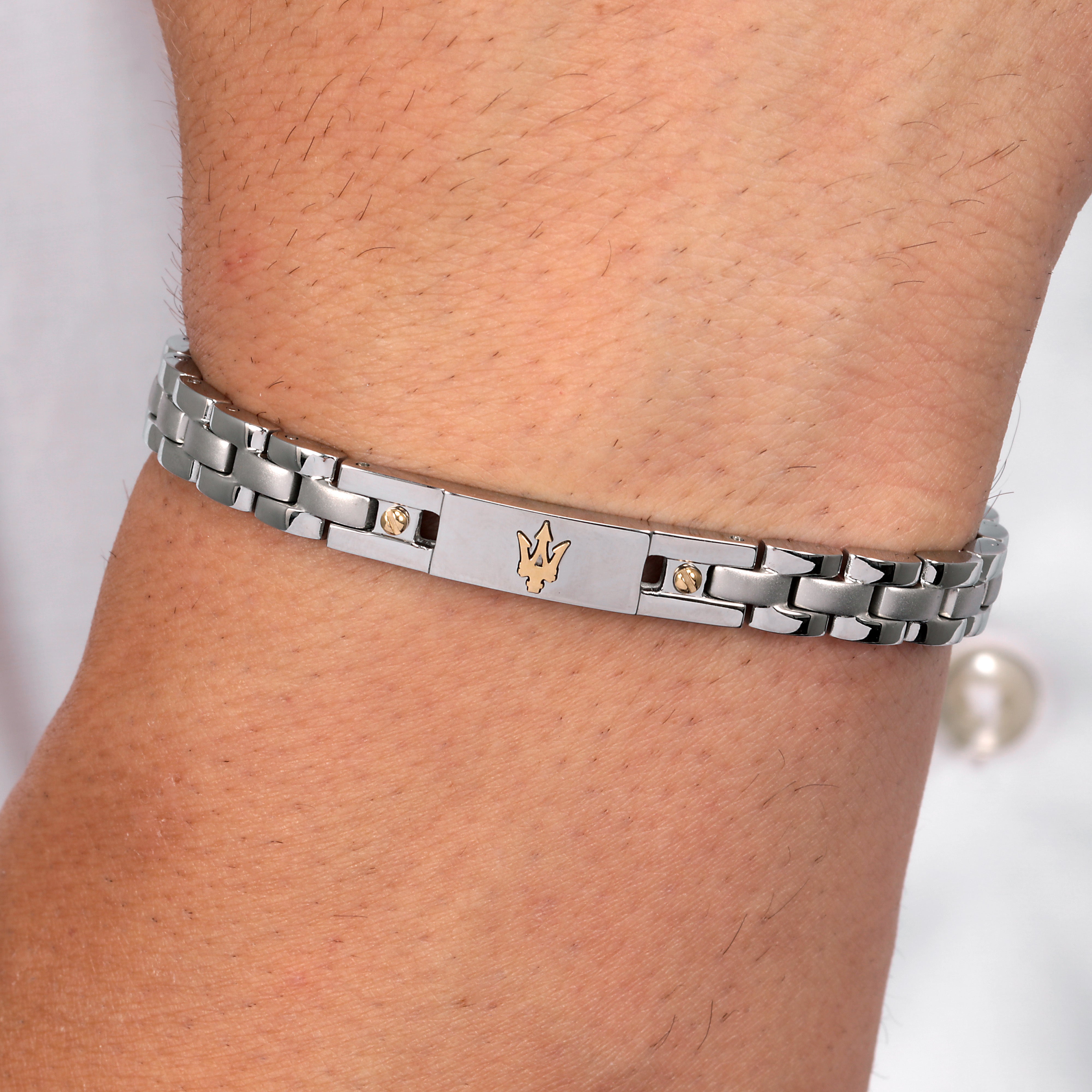 Maserati Iconic Men's Bracelet Jm420Ath05