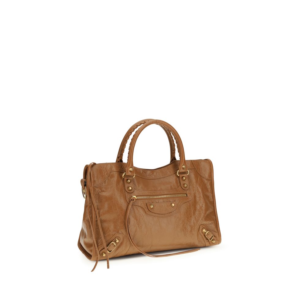 Balenciaga Beige Lamb Ovis Aries Aries Handbag