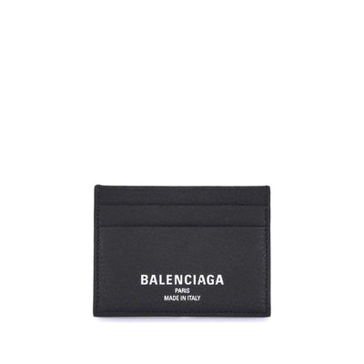 Balenciaga Black Calf Leather Bos Taurus Wallet