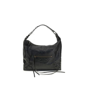 Balenciaga Black Lamb Ovis Aries Shoulder Bag