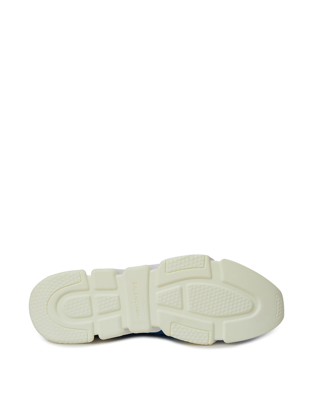 Balenciaga Speed Lace-Up Trainers Blu in Mesh Elasticizzato