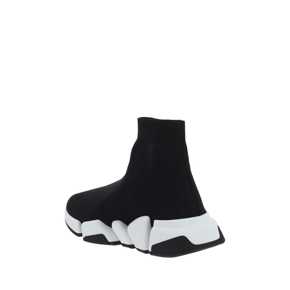 Balenciaga Speed Sock Sneakers Nere in Maglia Tecnica