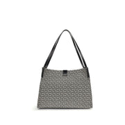 Balmain Black Cotton Shoulder Bag