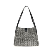 Balmain Black Cotton Shoulder Bag