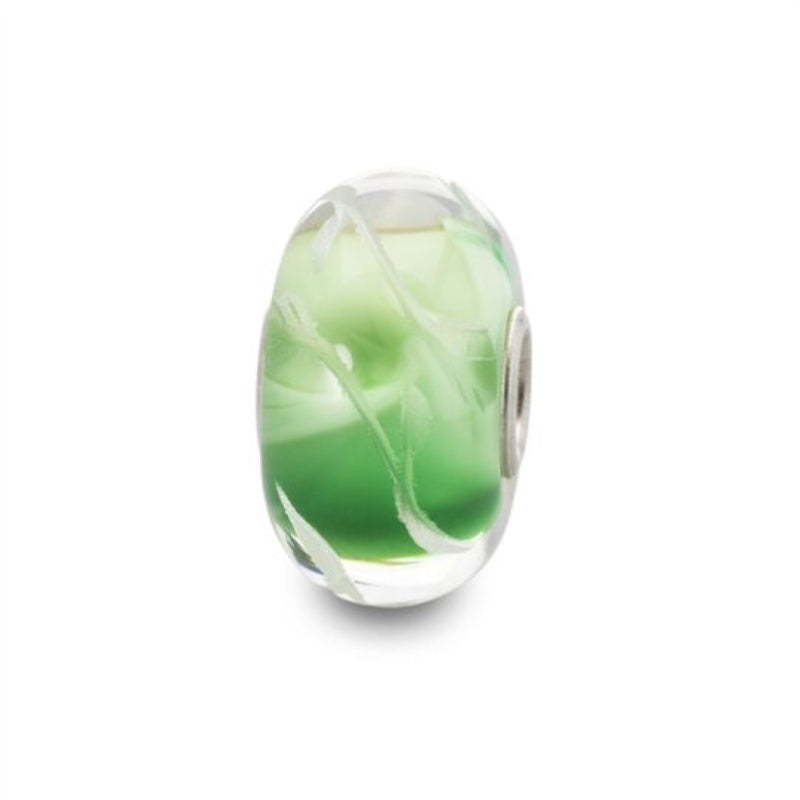 Bead Vetro Unico Fiori Interni Trollbeads TGLBE-30047