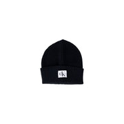 Berretto Beanie Donna Calvin Klein Jeans MONOGRAM in Misto Lana Nero