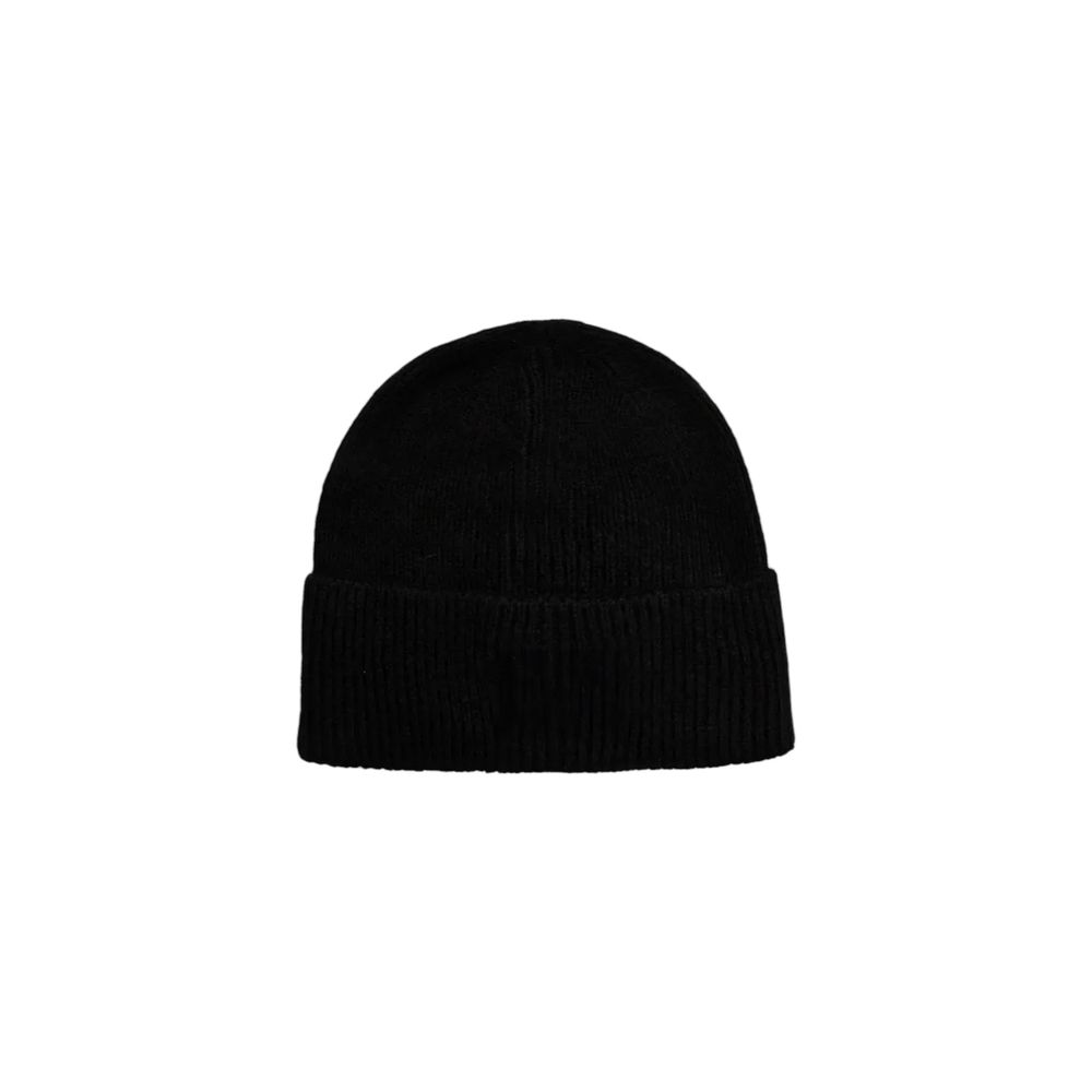 Berretto Beanie Uomo Calvin Klein Jeans Seasonal Patch in Misto Acrilico Nero