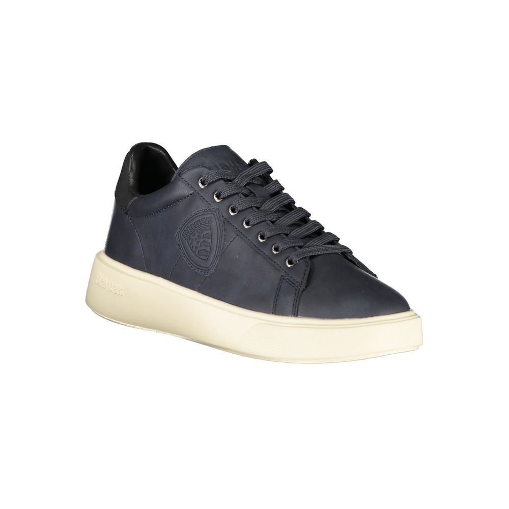 Blauer Scarpa Sportiva Uomo Blu in Poliestere, Suola a Contrasto e Logo