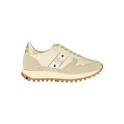 Blauer Sneakers Sportive Donna Beige, Dettagli Oro e Applicazione Logo