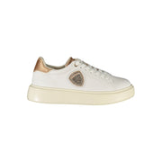 Blauer Sneakers Sportive Donna Bianche, Dettagli Bronzo a Contrasto e Soletta Removibile