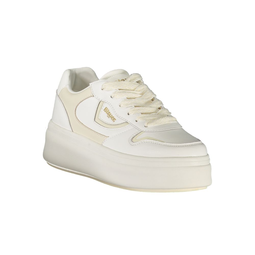Blauer Sneakers Sportive Donna Bianche, Dettagli a Contrasto e Lacci Extra