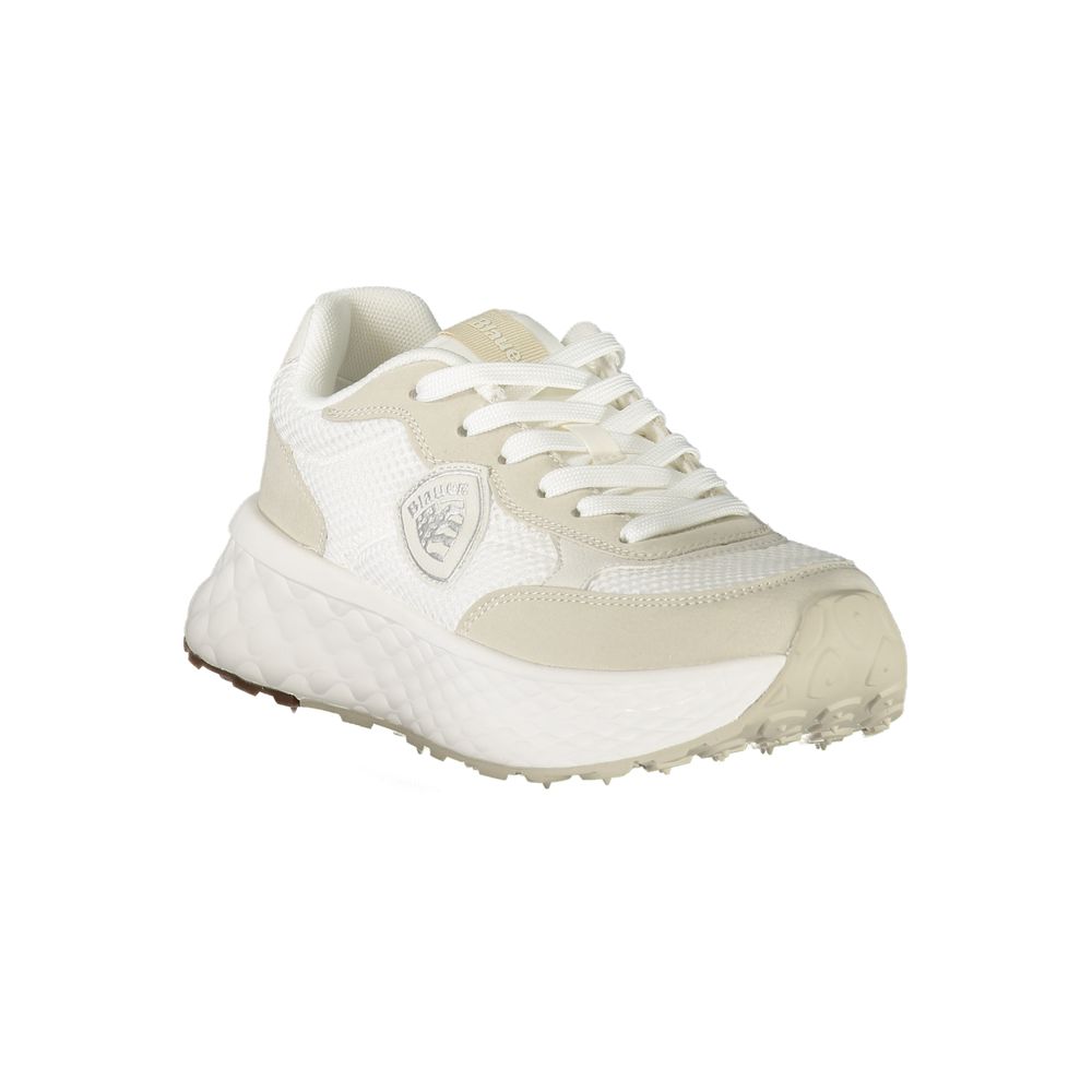 Blauer Sneakers Sportive Donna Bianche, Dettagli a Contrasto e Soletta Removibile