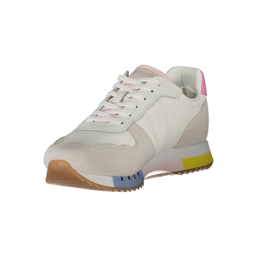 Blauer Sneakers Sportive Donna Bianche, Dettagli a Contrasto e Soletta Removibile