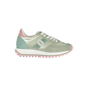 Blauer Sneakers Sportive Donna Verde, Dettagli Rosa e Soletta Removibile