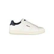 Blauer Sneakers Sportive Uomo Bianche, Dettagli Blu e Logo Emblematico