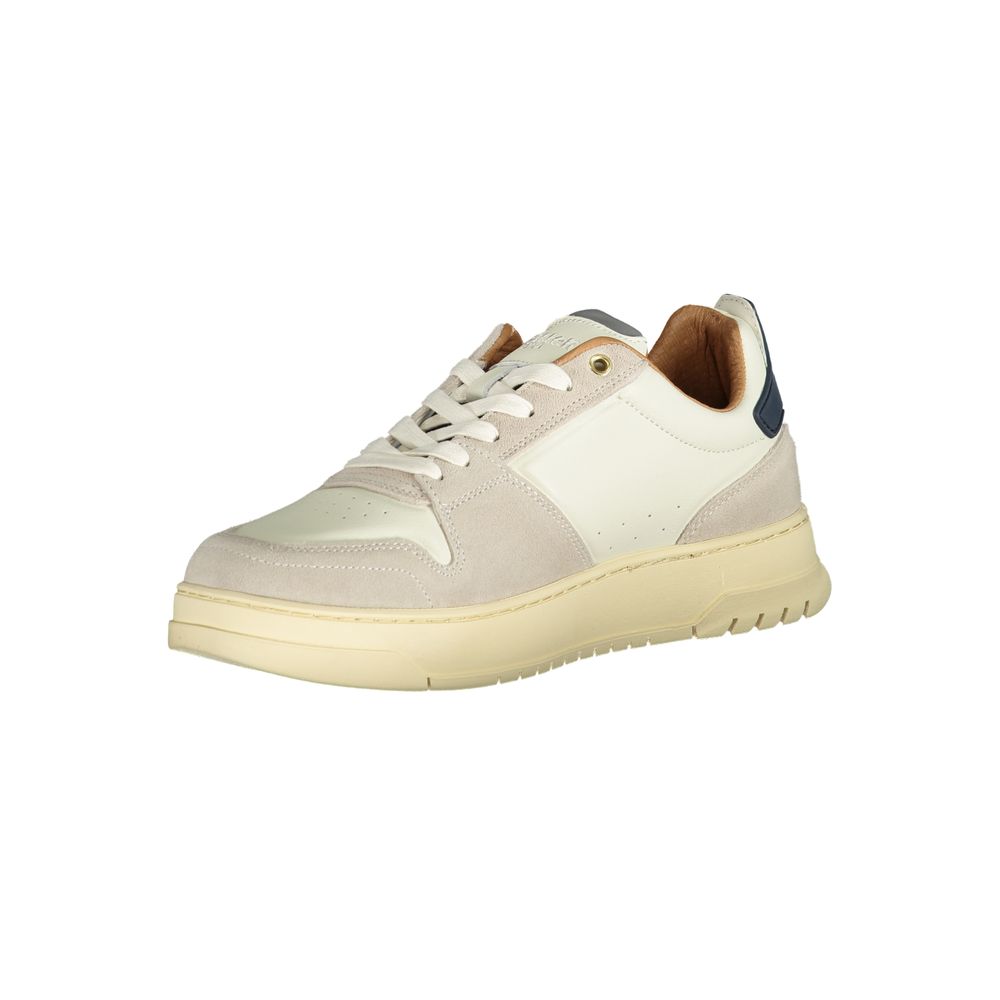 Blauer Sneakers Sportive Uomo Bianche, Dettagli a Contrasto e Soletta Removibile