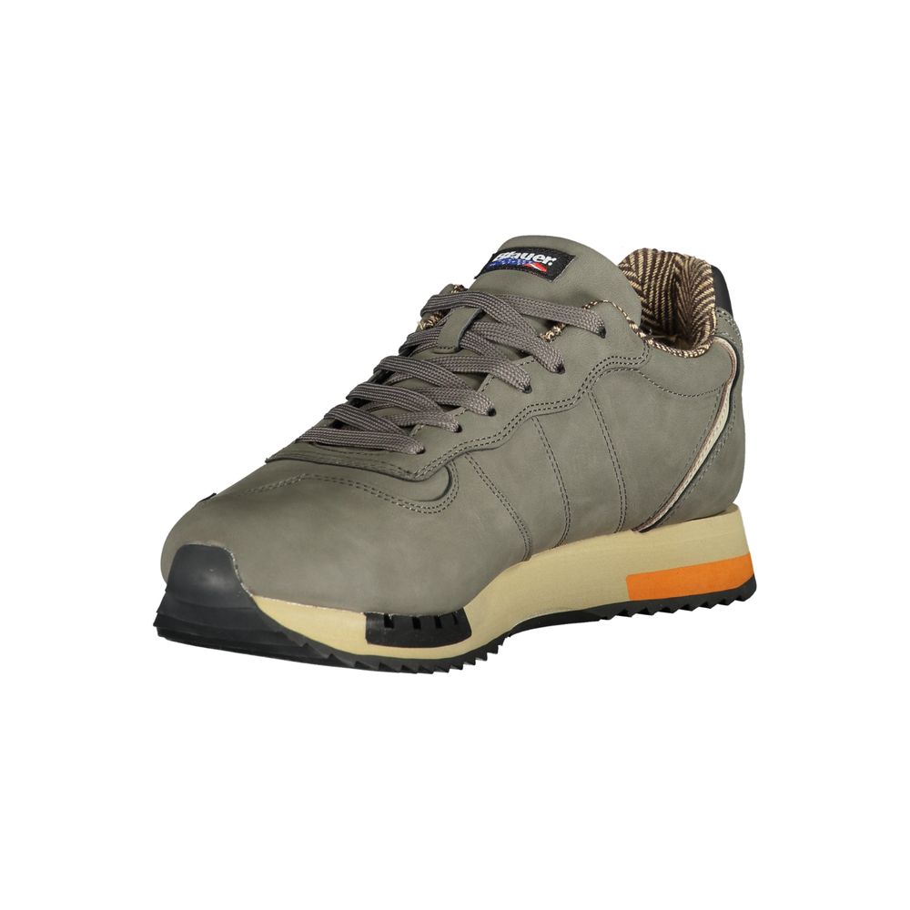 Blauer Sneakers Sportive Uomo Grigie, Dettagli a Contrasto e Soletta Removibile