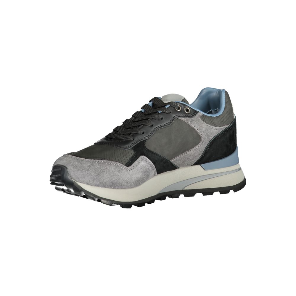 Blauer Sneakers Sportive Uomo Grigie, Dettagli a Contrasto e Soletta Removibile