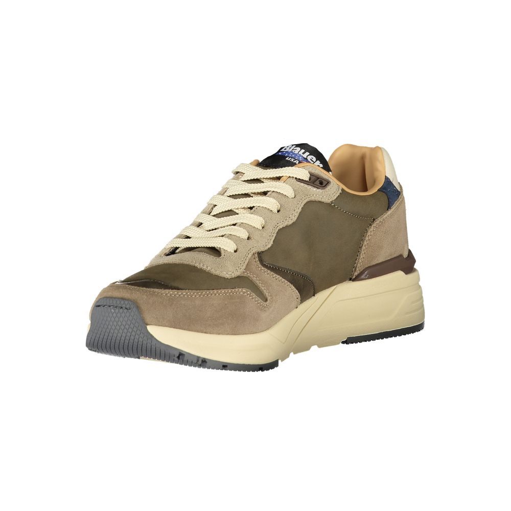 Blauer Sneakers Sportive Uomo Grigie, Dettagli a Contrasto e Soletta Removibile